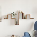 vidaXL Étagère murale en bois ancien 104 5x10x43 cm en bois d'ingénierie