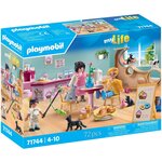 PLAYMOBIL 71744 - Bar à chats avec 6 chats et 3 personnage