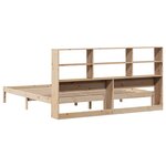 vidaXL Lit bibliothèque sans matelas 180x200 cm bois massif de pin