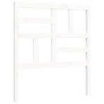 vidaXL Cadre de lit sans matelas blanc 100x200 cm bois de pin massif