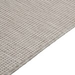 vidaXL Tapis à tissage plat d'extérieur 100x200 cm Taupe