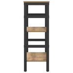 vidaXL Étagère Chêne artisanal 60 x 29 5 x 81 cm Bois d'ingénierie