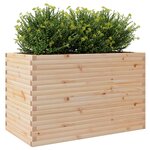 vidaXL Jardinière 110x60x68 5 cm bois de pin massif