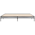 vidaXL Cadre de lit sans matelas sonoma gris 180x200 cm