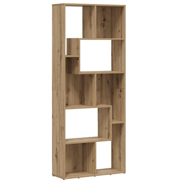 vidaXL Bibliothèque Artisan Chêne 67x24x161 cm Bois d'ingénierie