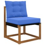 vidaXL Coussin de canapé d'extérieur 2 Pièces Turquoise Polyester