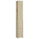 vidaXL Armoire salle de bain chêne sonoma 25x26 5x170 cm