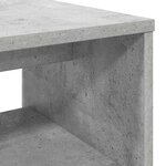 vidaXL Meuble TV Gris béton 60 x 35 x 40 cm Bois d'ingénierie