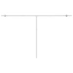 vidaXL Auvent automatique capteur de vent/LED 450x300cm Jaune et blanc