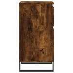 vidaXL Buffet chêne fumé 40x35x70 cm bois d'ingénierie