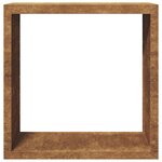 vidaXL Portant de bois de chauffage 100x40x100 cm acier corten