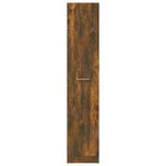 vidaXL Armoire apothicaire Chêne fumé 30x42 5x150 cm Bois d'ingénierie