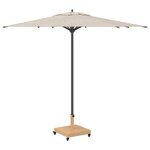 vidaXL Pied de parasol Bois Clair 45 x 45 x 31 5 cm