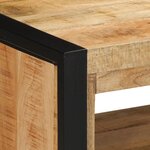 vidaXL Banc à chaussures 100x40x50 cm en bois de manguier brut