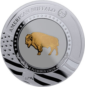 Monnaie AMERICAN BUFFALO 20 Anniversaire 2 Oz Argent 5$ Solomon Islands 2026 (PRÉCOMMANDE)