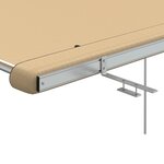 vidaXL Auvent de camping-car et caravane 3 6x2 5x2 15 m Beige