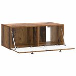 vidaXL Meuble TV mural 78 5 x 41 x 30 cm Bois ancien Bois d'ingénierie