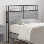vidaXL Tête de lit de rangement Sonoma gris 100 cm Bois d'ingénierie