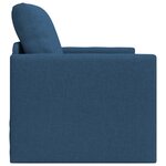vidaXL Sofa-lit 2-en-1 Bleu 74x77x81 cm Tissu