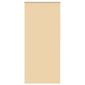 vidaXL Store enrouleur occultant 84 4 x 230 cm  largeur du tissu 80 cm  beige