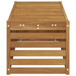vidaXL Banc de Jardin Bois d'Acacia Massif Naturel 115 x 43 x 37 cm