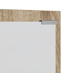 vidaXL Porte-manteau mural Chêne Sonoma 100 x 10 x 100 cm