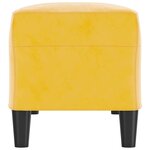 Banc banquette jaune 100 x 35 x 41 cm velours 02_0010695