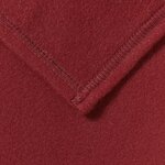 vidaXL Jeté Rouge Bordeaux 240 x 220 cm Toison