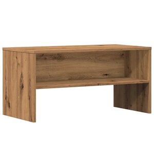 vidaXL Meuble TV chêne artisanal 80x40x40 cm bois d'ingénierie