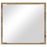 vidaXL Miroir de salle de bain LED Chêne artisanal 40 x 37 x 8.5 cm