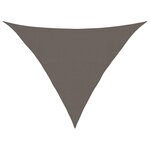 vidaXL Voile d'ombrage 160 g/m² Anthracite 4x4x5 8 m PEHD