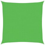 vidaXL Voile d'ombrage 160 g/m² Vert clair 3 6x3 6 m PEHD