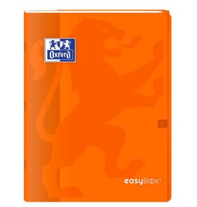 Cahier EASYBOOK Agrafé 24 x 32cm 96 pages Séyès 90g Orange OXFORD