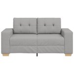 Canapé loveseat vidaXL gris nuage 120 cm en tissu