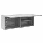 vidaXL Armoire murale de bain sonoma gris 80x25x30cm bois d'ingénierie
