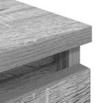 vidaXL Meuble TV sonoma gris 100x35x54 cm bois d'ingénierie