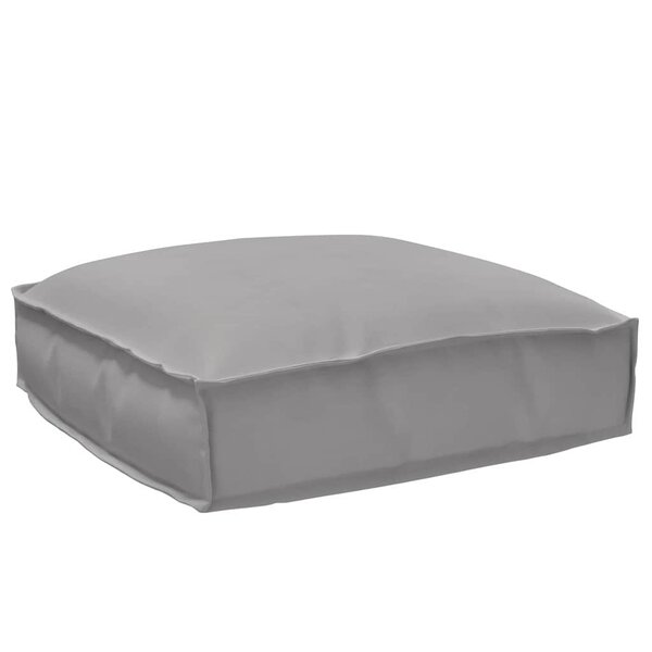 vidaXL Coussin Pallet pour siège Gris 50x50x12 cm en tissu Oxford