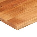 vidaXL Dessus de table 100x80x3 8 cm rectangulaire bois massif acacia