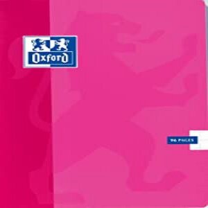 Oxford  Cahier reliure piqûre avec grands carreaux 24 x 32 cm 96 pages - Coloris aléatoire