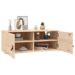 vidaXL Armoire murale 80x30x30 cm Bois de pin massif