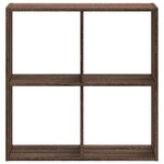 vidaXL Bibliothèque chêne marron 68 5x32x68 5 cm bois d'ingénierie