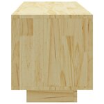 vidaXL Meuble TV 110x30x33 5 cm Bois de pin massif