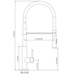 SCHÜTTE Mitigeur d'évier STILO chrome