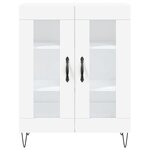 vidaXL Buffet blanc 69 5x34x90 cm bois d'ingénierie