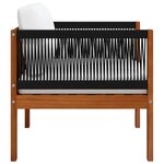 vidaXL Chaises empilables d'extérieur lot de 6 Gris Résine tressée