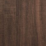 vidaXL Plateau de table Chêne marron 60 x 60 x 1.5 cm