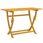 vidaXL Ensemble de salle à manger pour jardin 5 Pièces Marron