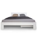 Lit double 140x200 cm avec tiroir de lit sommier
