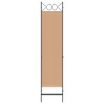 vidaXL Paravent à 3 panneaux Beige 120 x 180 cm Tissu