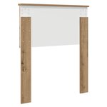 vidaXL Tête de lit Chêne artisanal 75 cm Bois d'ingénierie